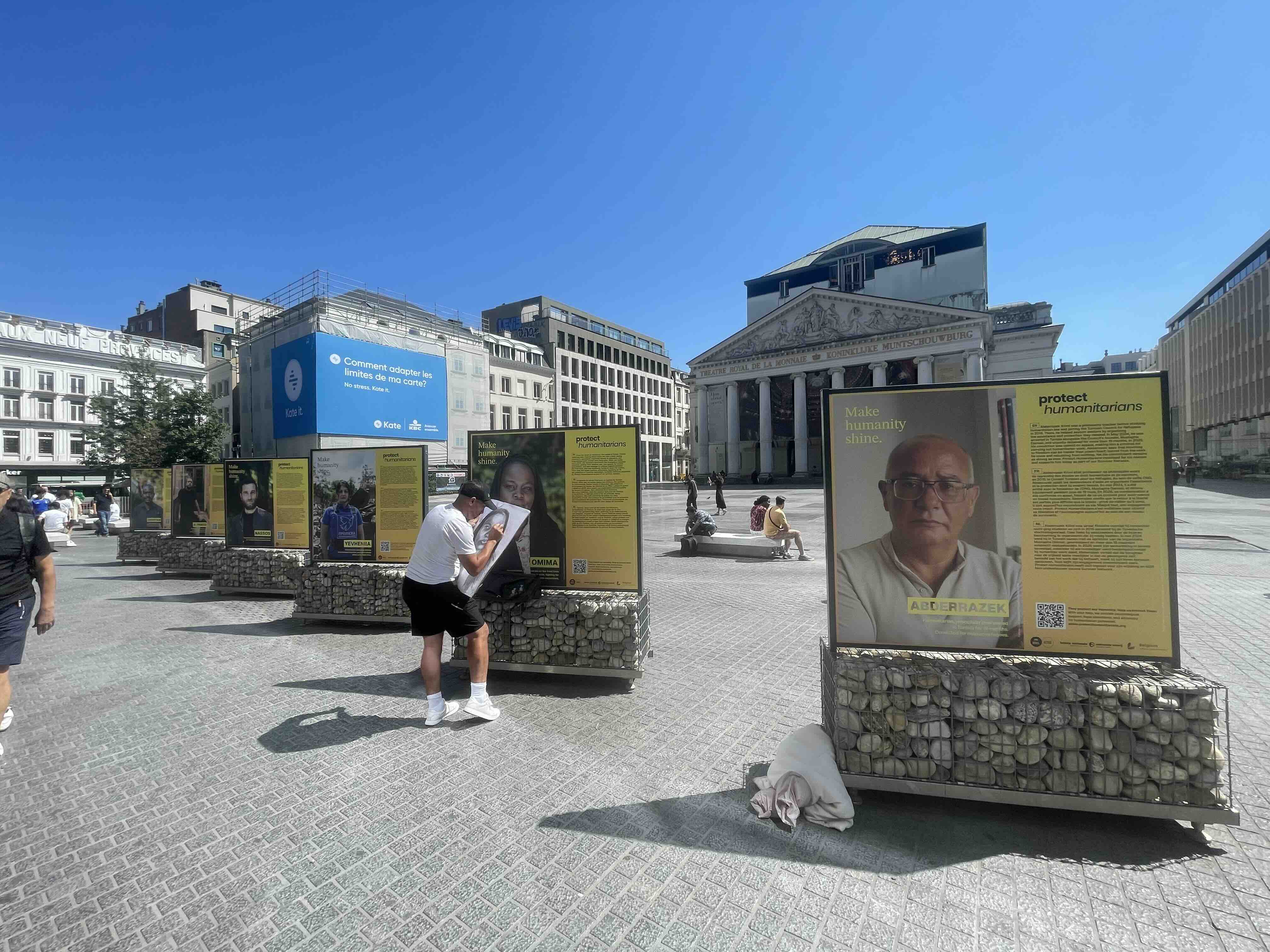 Protect Humanitarians brille &agrave; Bruxelles avec Bonjour